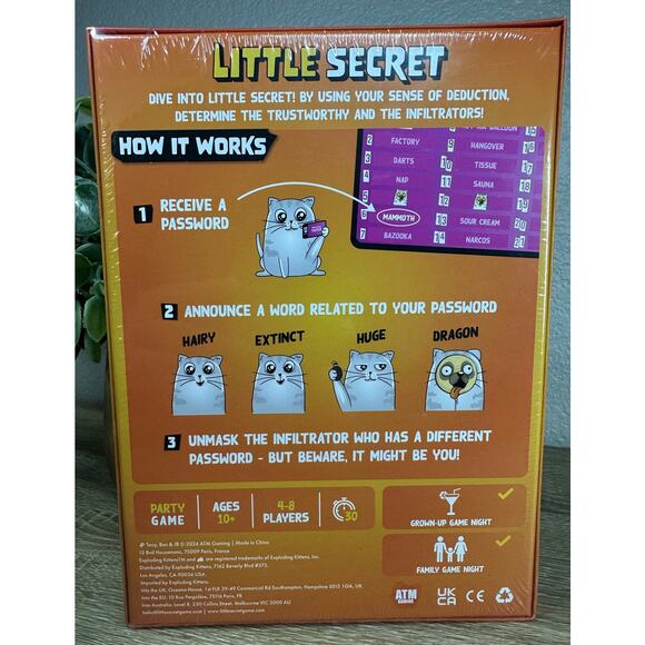 Little Secret | Bluffing Board Gam | an Exploding Kittens Card Game - Picture 2 of 2